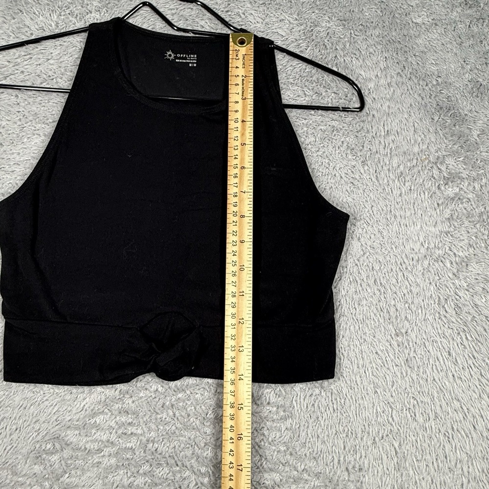 OFFLINE By Aerie Women's Black Lightweigth Real Me Xtra medium - Picture 4 of 5